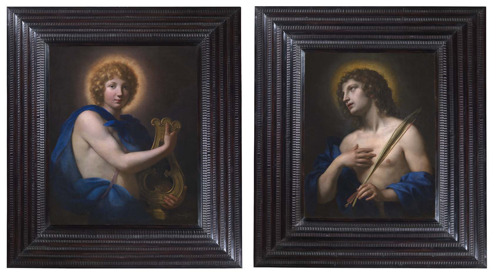 St. Sebastian & Apollo detail T012-09